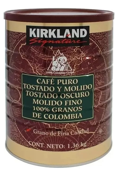 Café Molido Y Tostado Colombiano 1.36 Kg Kirkland Signature